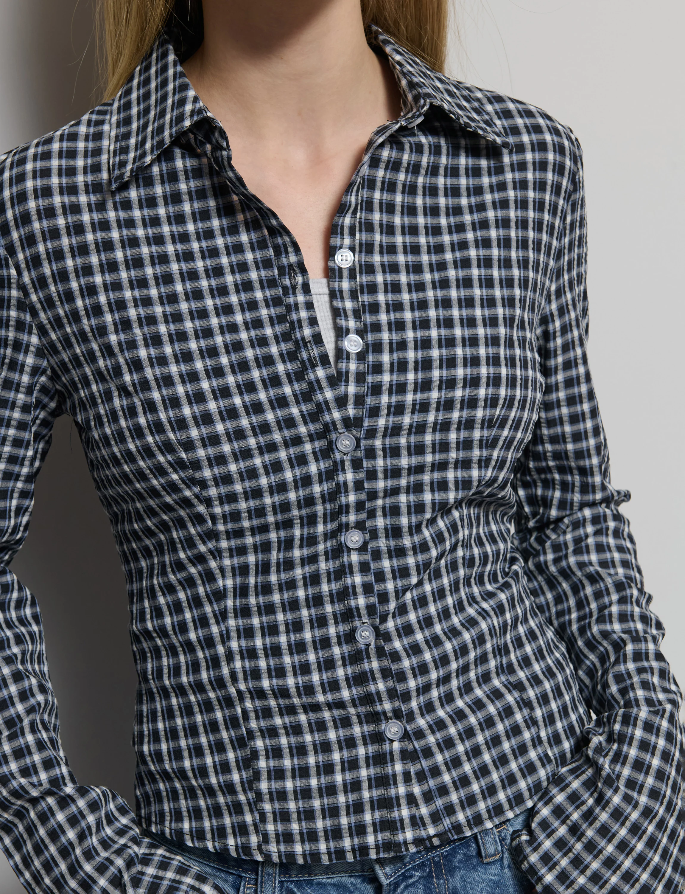 Camicia a quadretti avvitata - Image 4