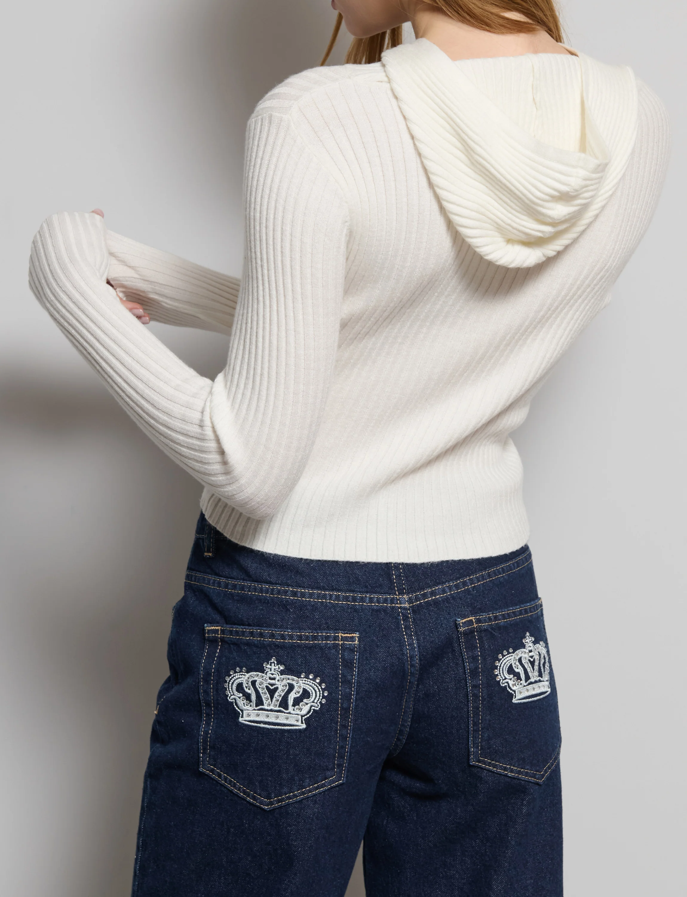 Cardigan con zip - Image 4