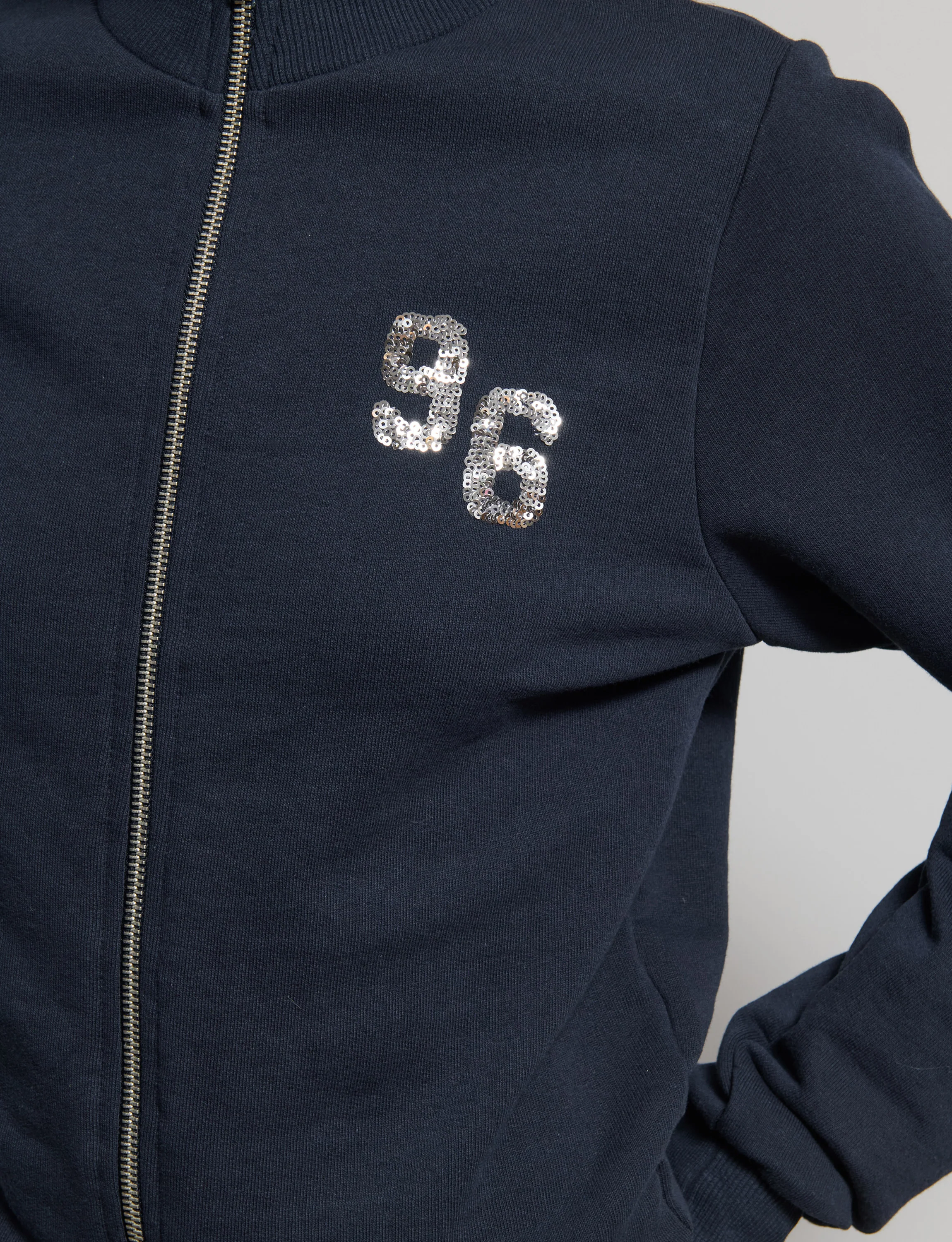 Felpa collo alto con paillettes - Image 3