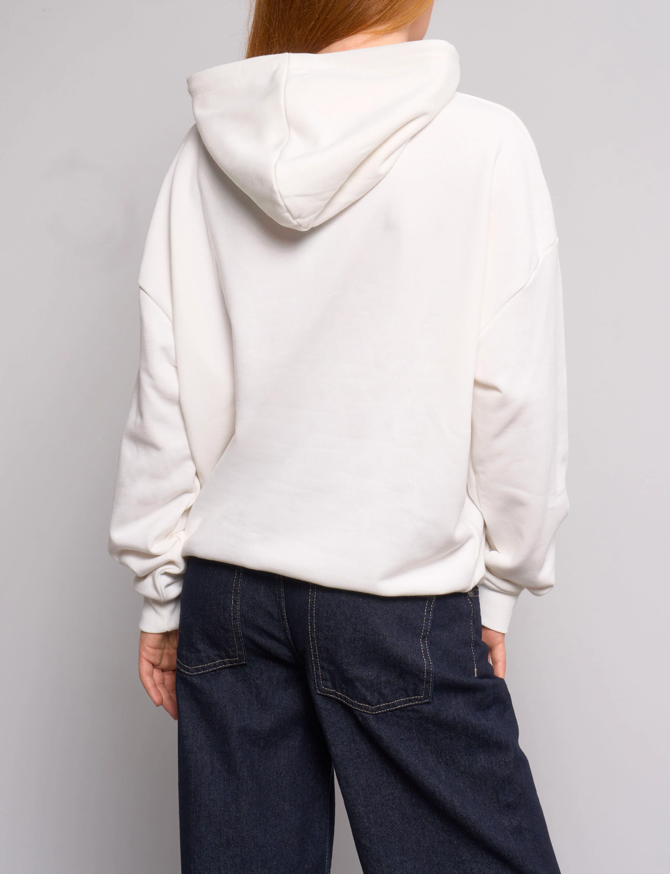 Felpa oversize bianca con scritta “Sunkissed“ - Image 4
