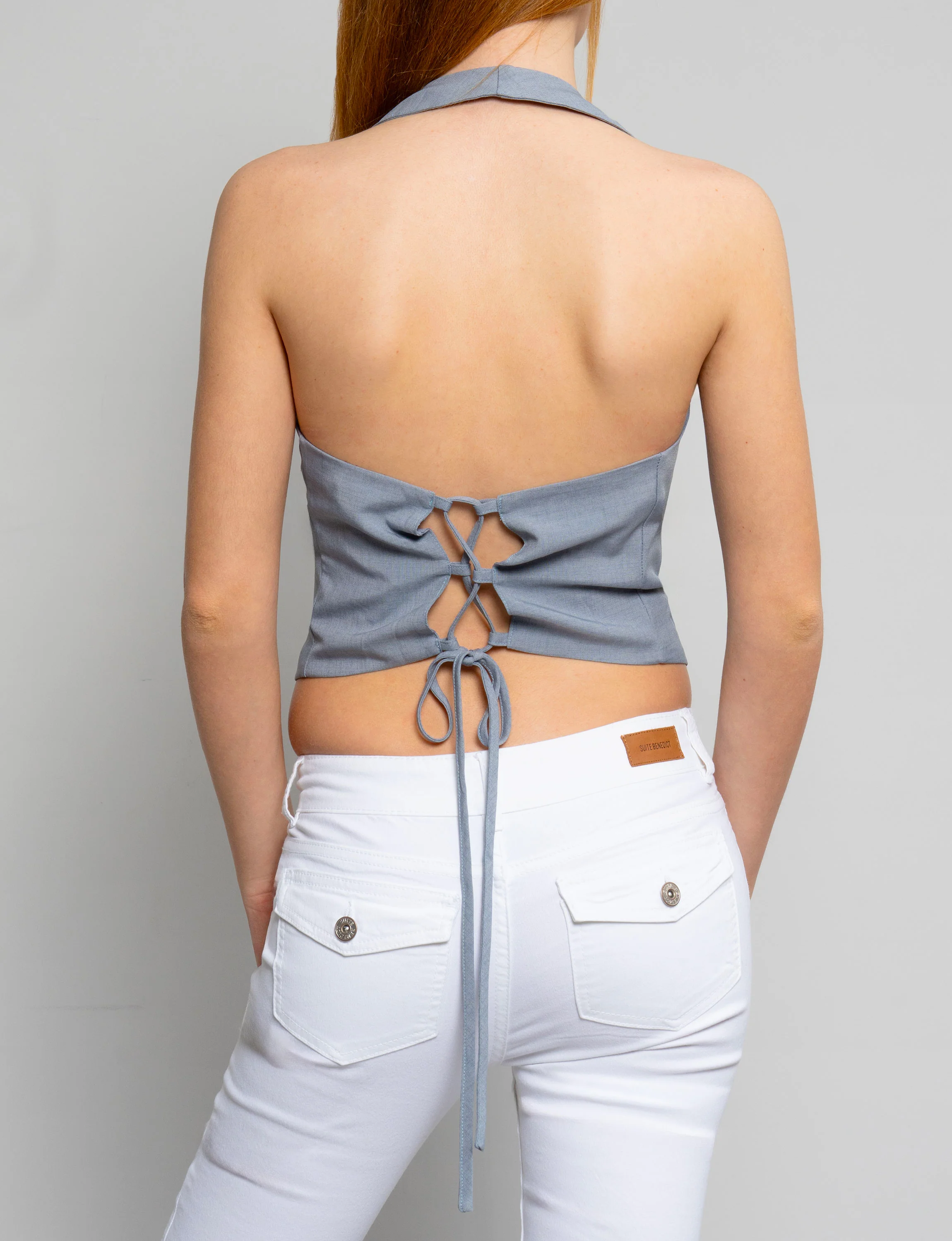 Top gilet a bustino - Image 3