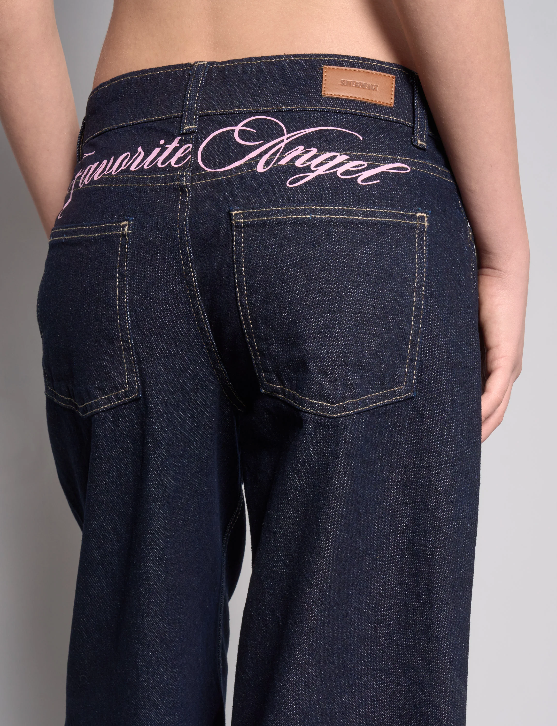 Jeans straight scuro “Favorite Angel“ - Image 3
