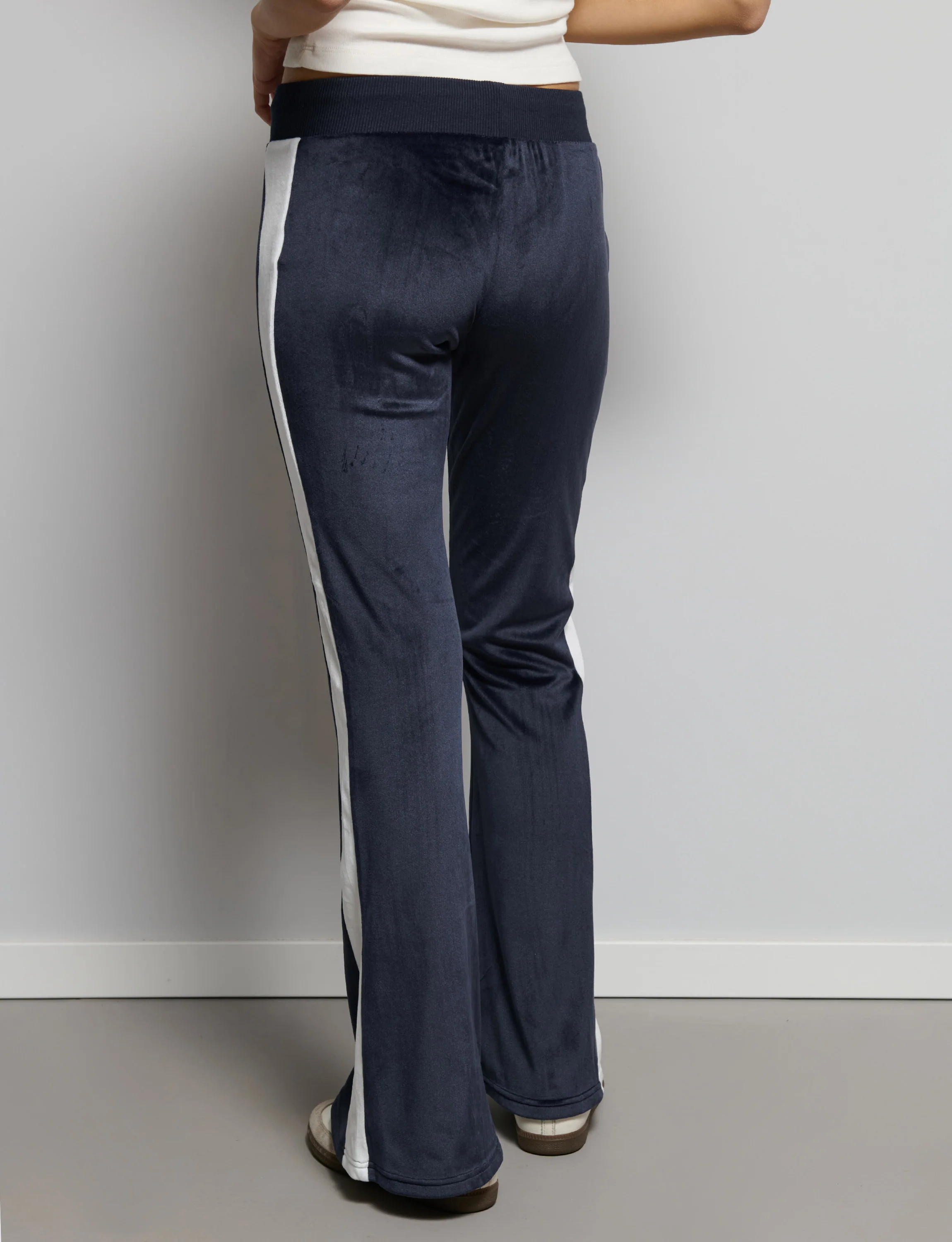 Pantalone ciniglia blu notte - Image 3