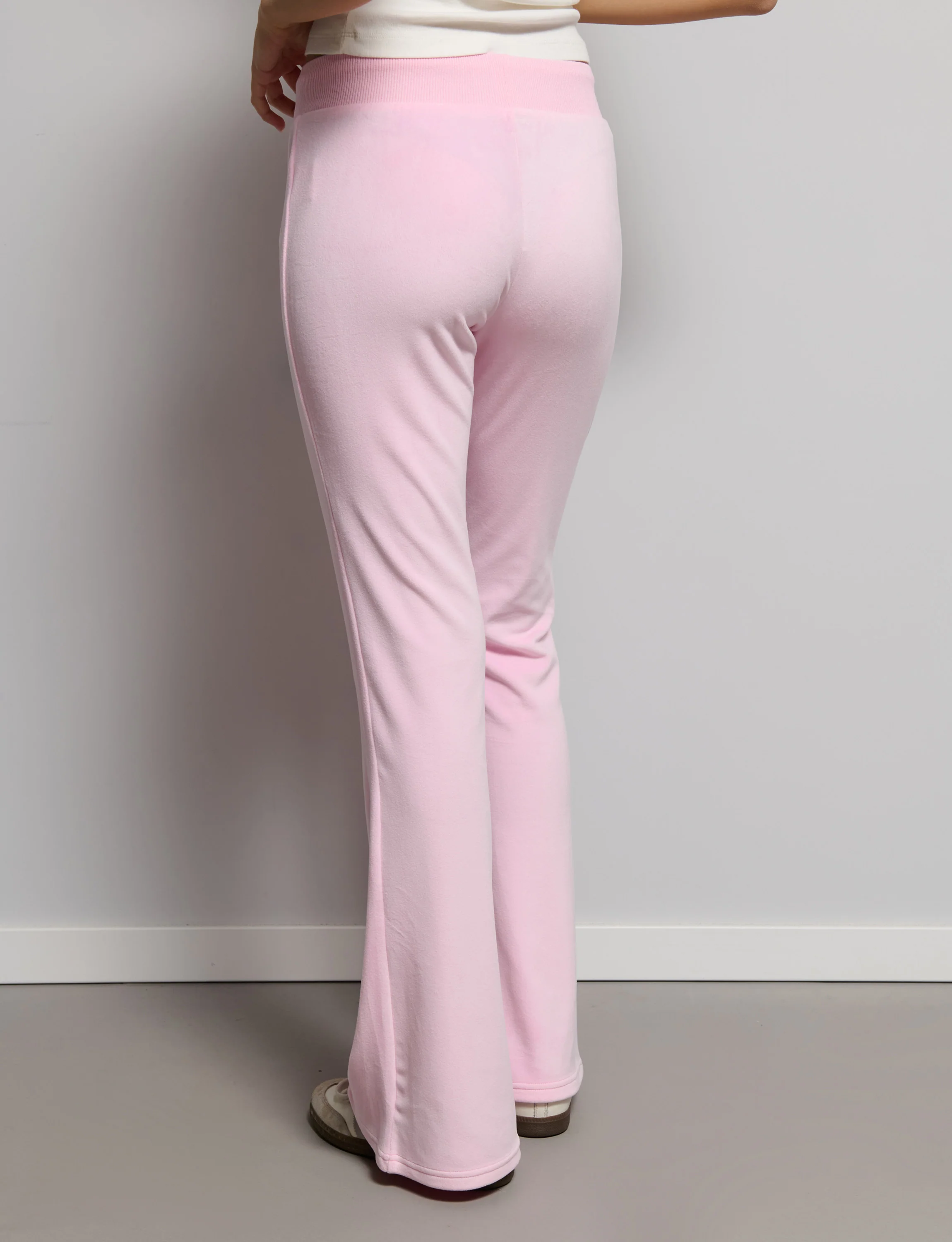 Pantalone ciniglia rosa - Image 3