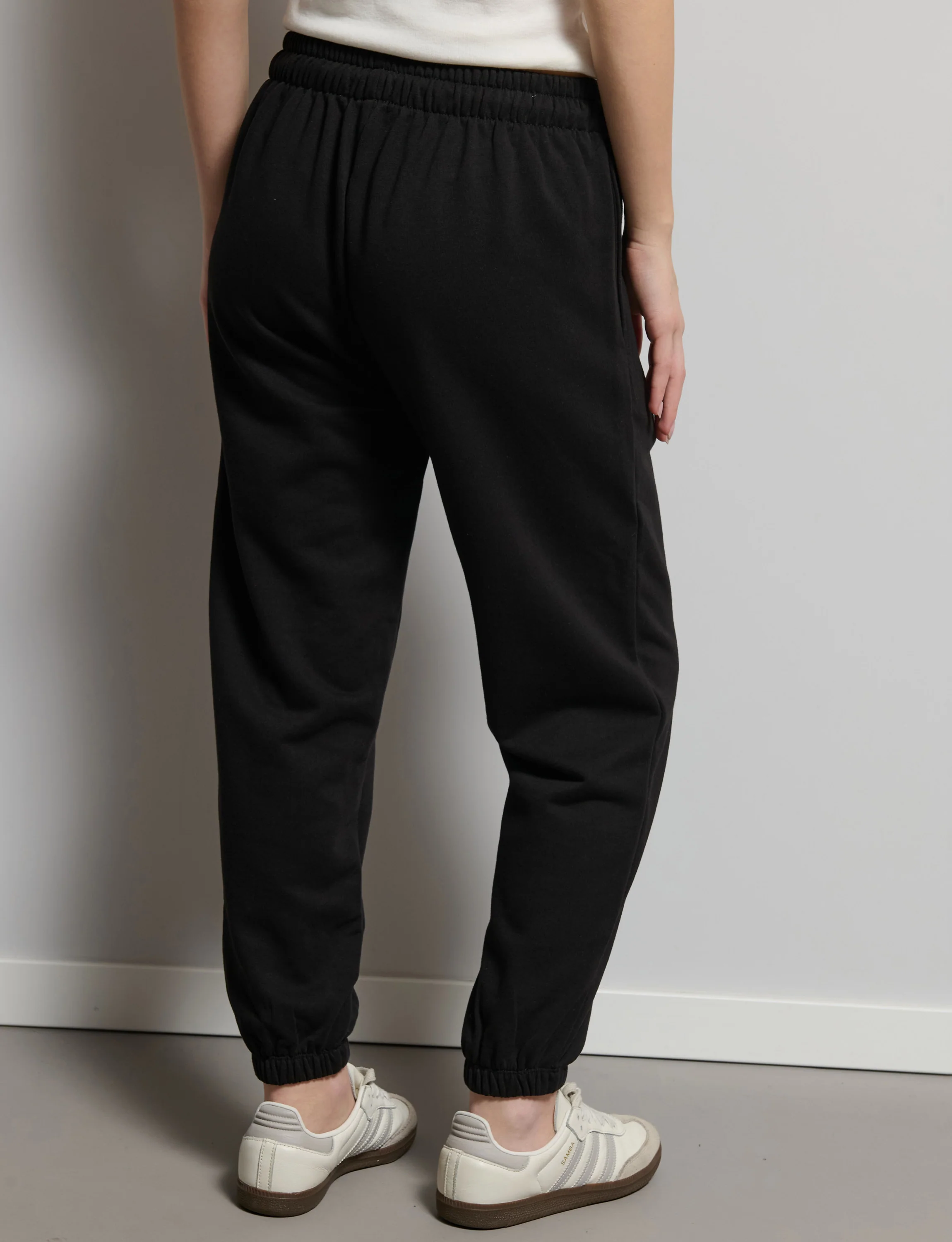 Pantalone nero in felpa - Image 3