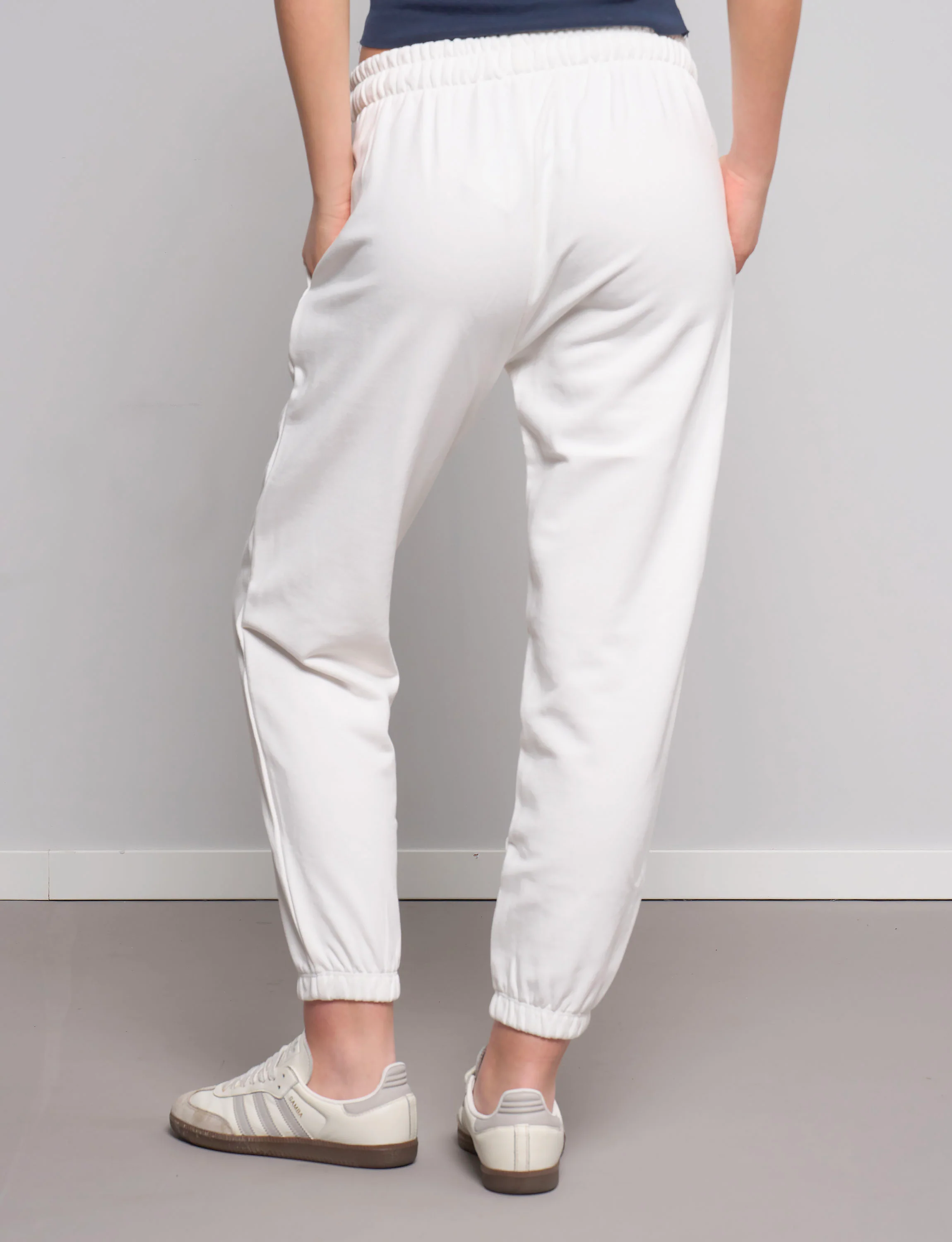 Pantalone bianco in felpa - Image 2