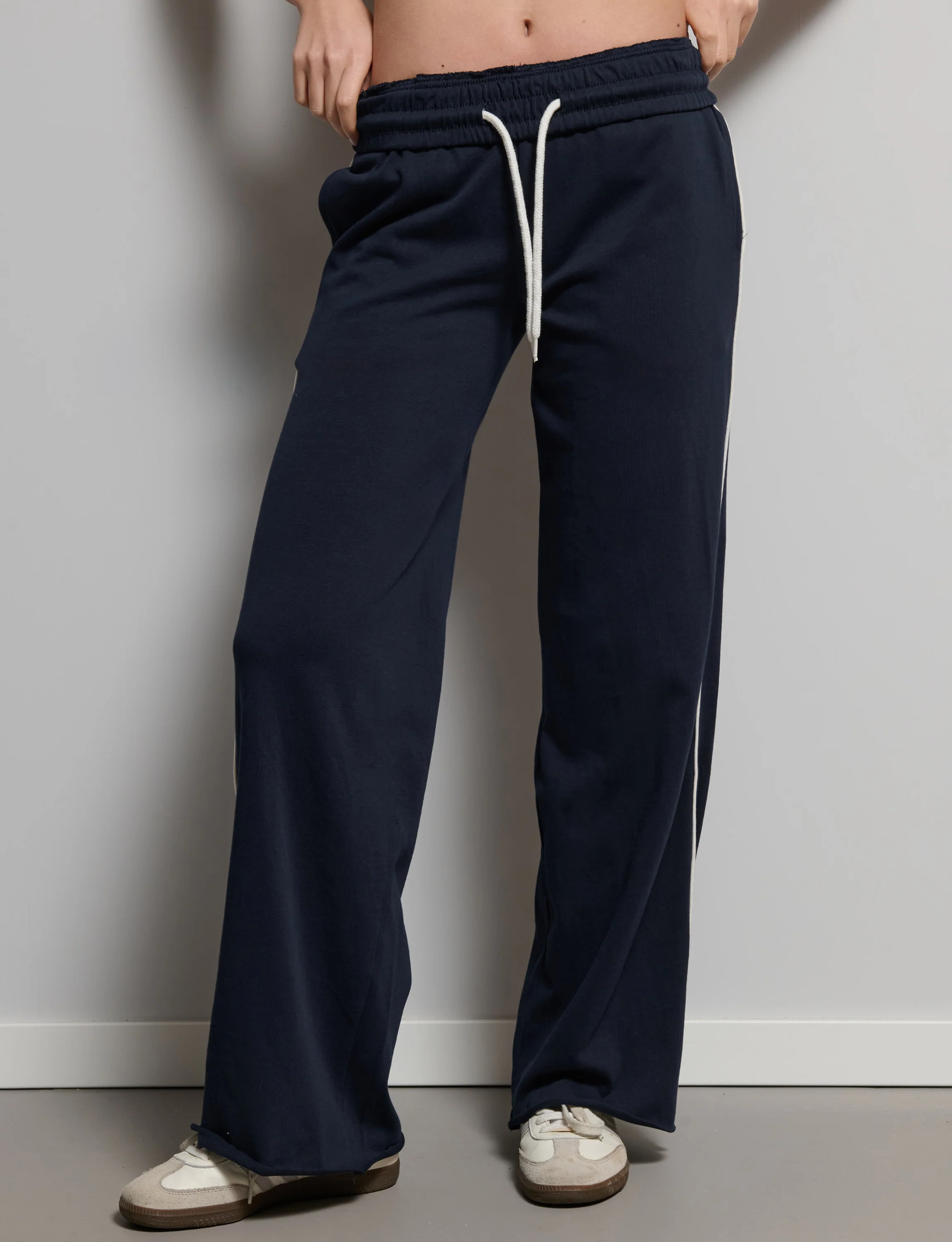Pantalone tuta wide blu
