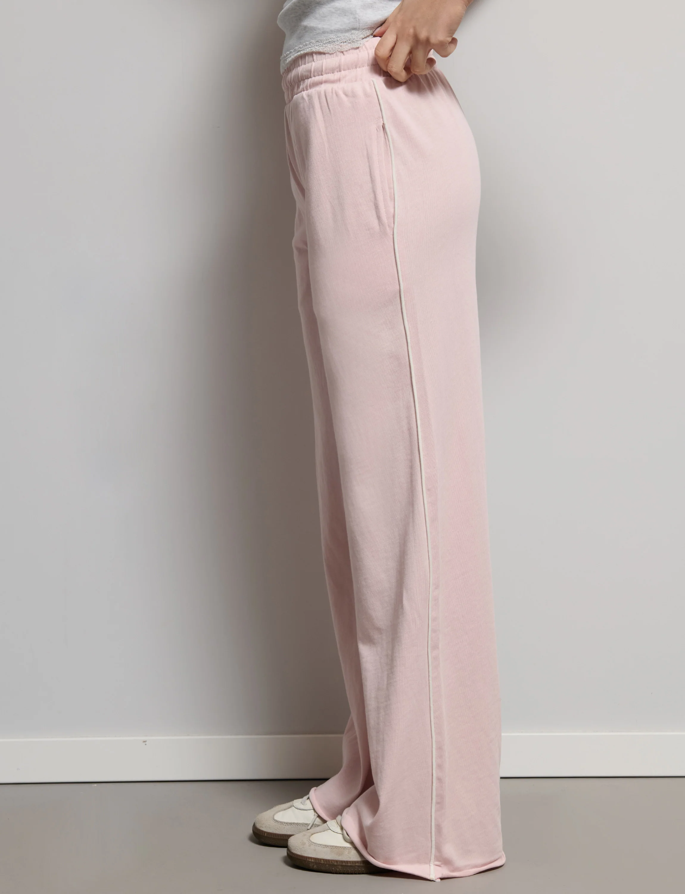 Pantalone tuta wide rosa - Image 3