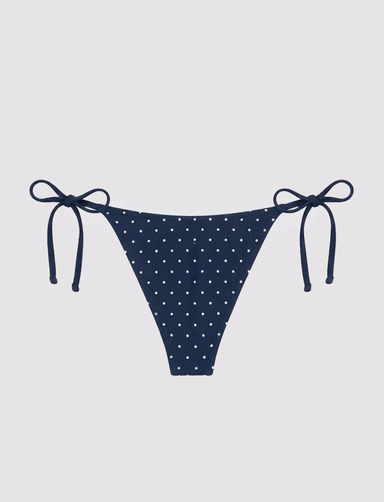 Slip bikini blu a pois - Image 3