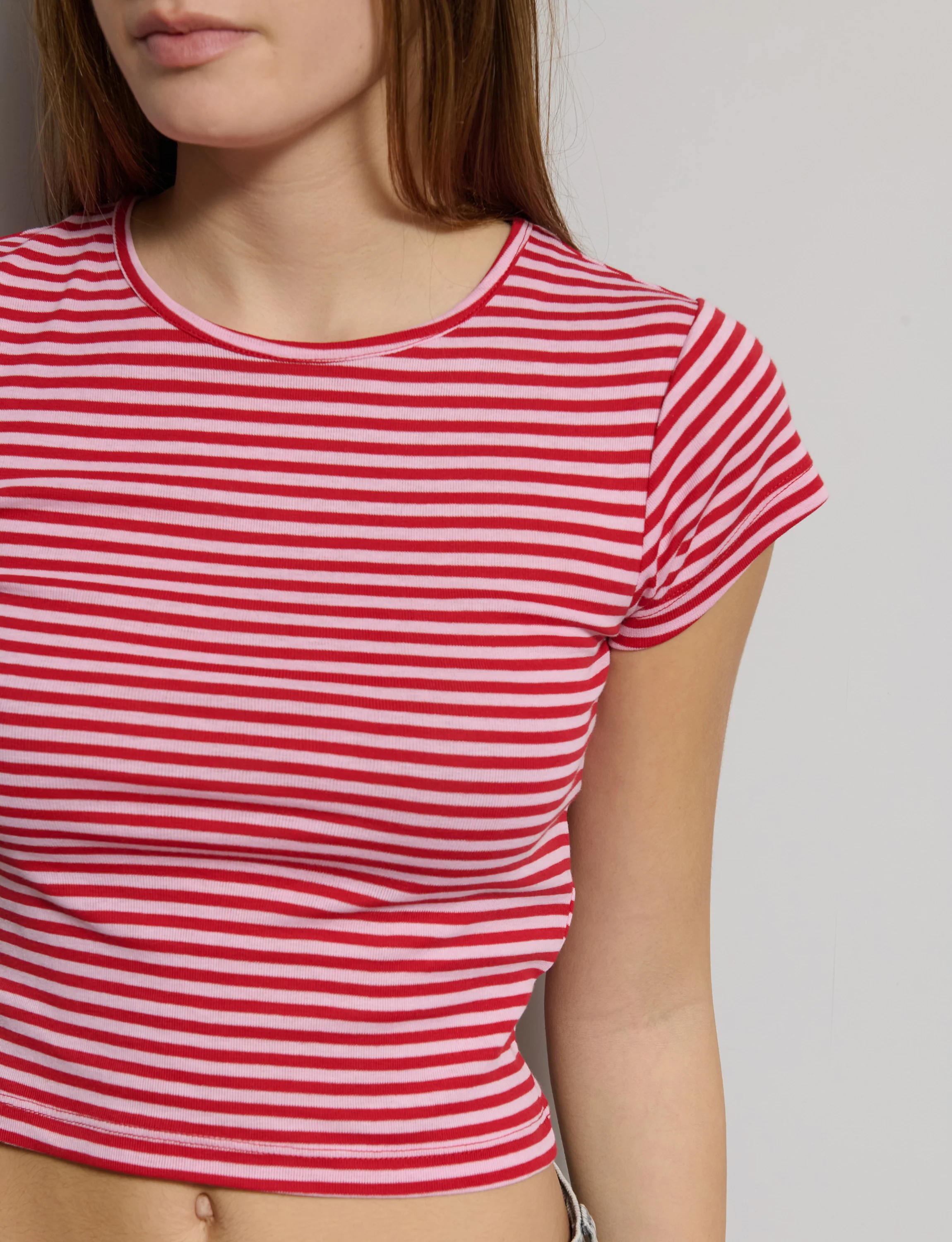 T-shirt a righe con numero 9 - Image 3