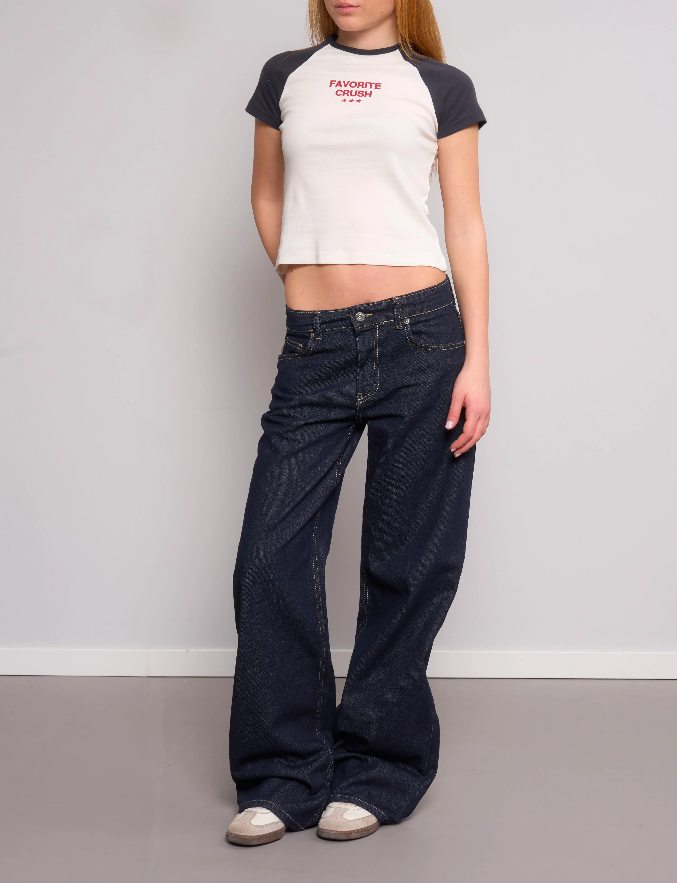 T-shirt a manica corta bicolor “Favorite crush“ - Image 4