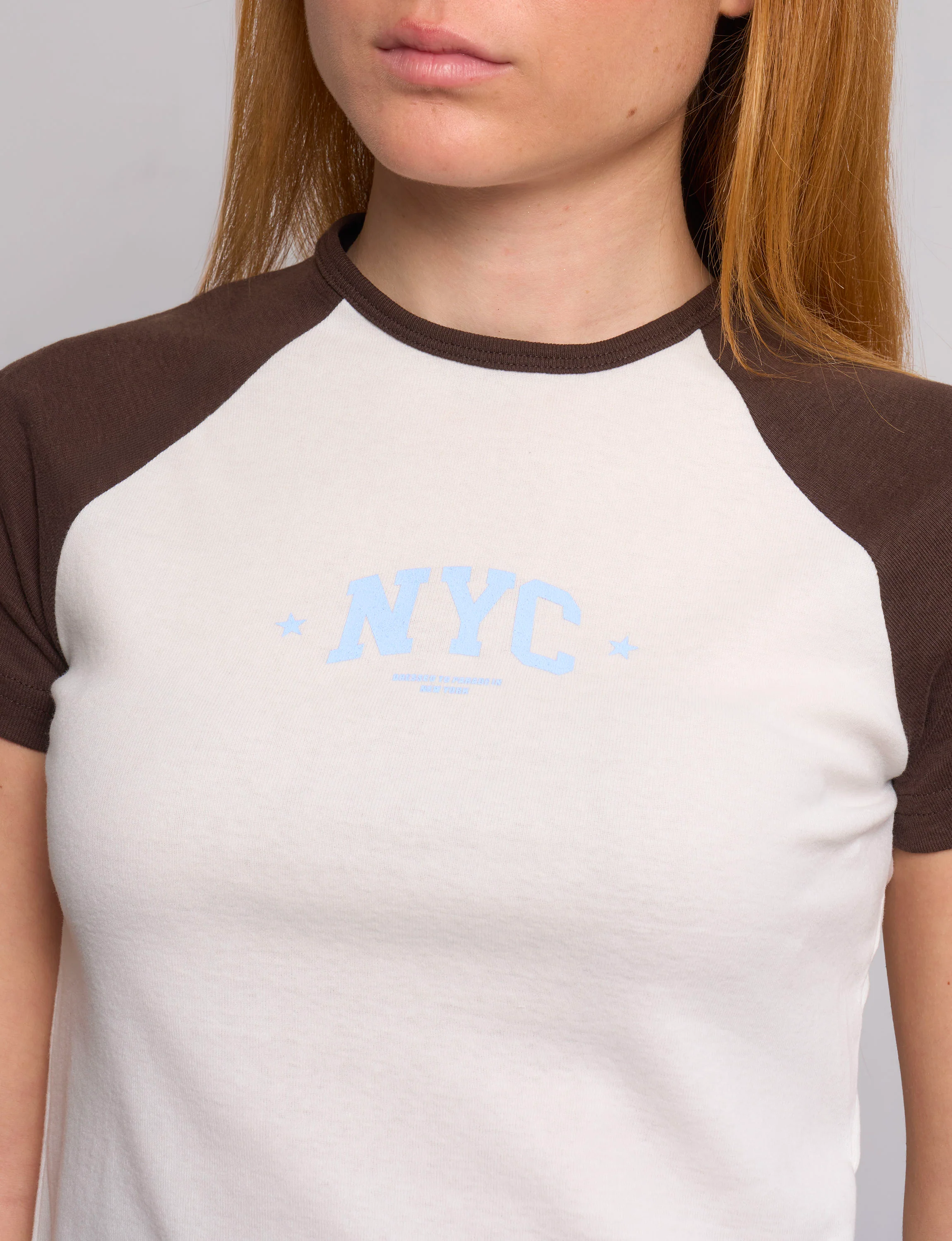 T-shirt a manica corta bicolor NYC