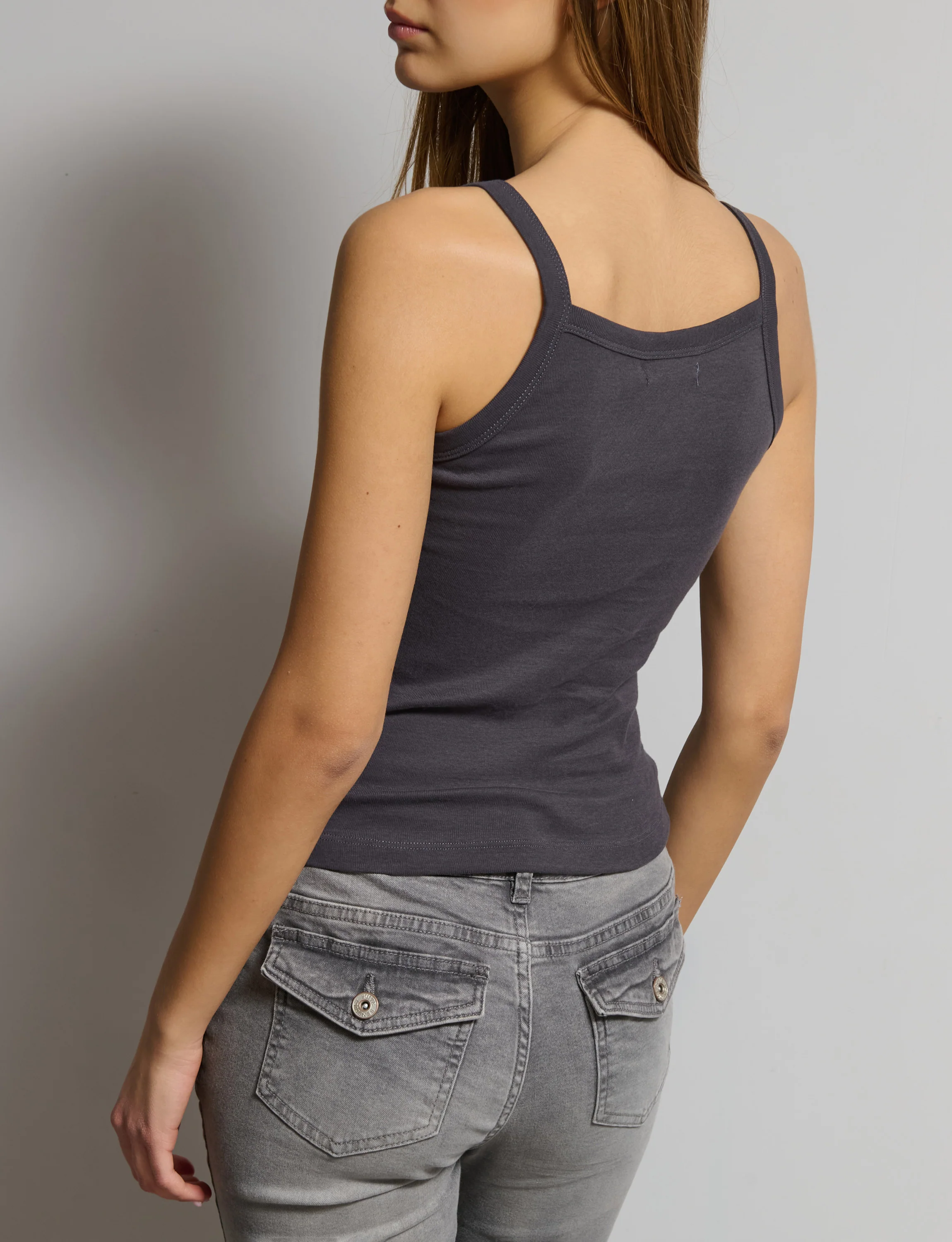Tank top grigio scuro - Image 3