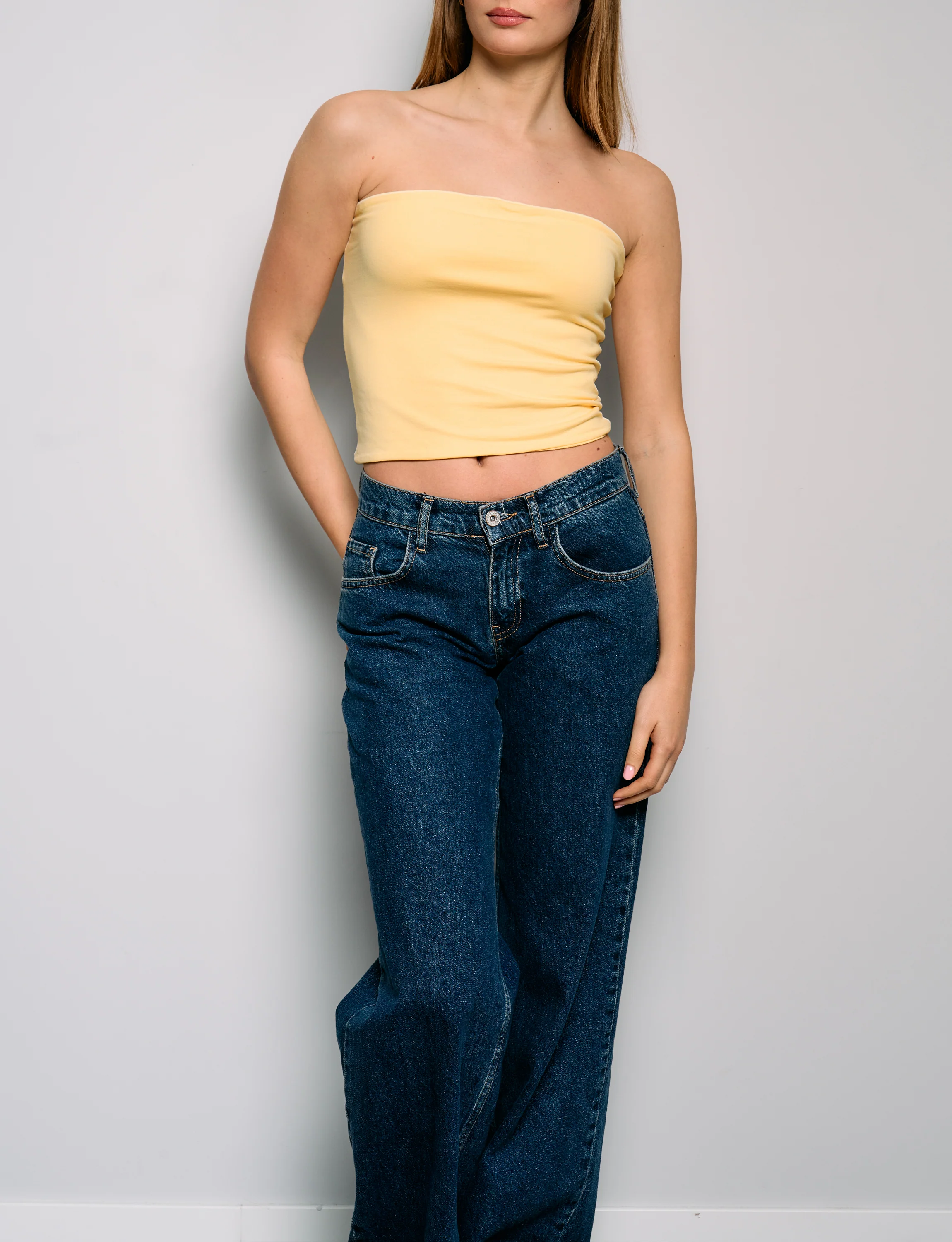 Top giallo a fascia - Image 3