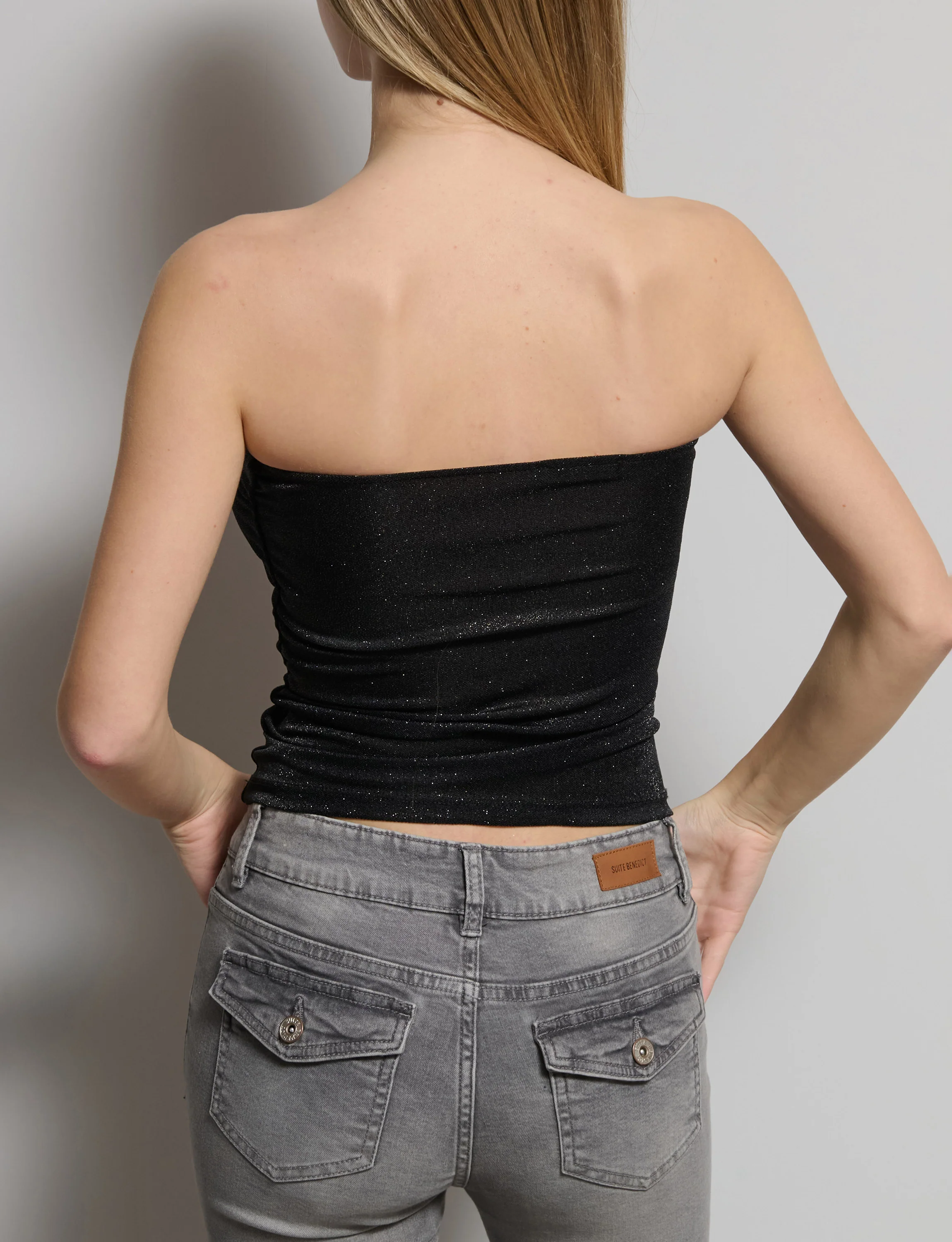 Top a fascia in tessuto lurex - Image 4