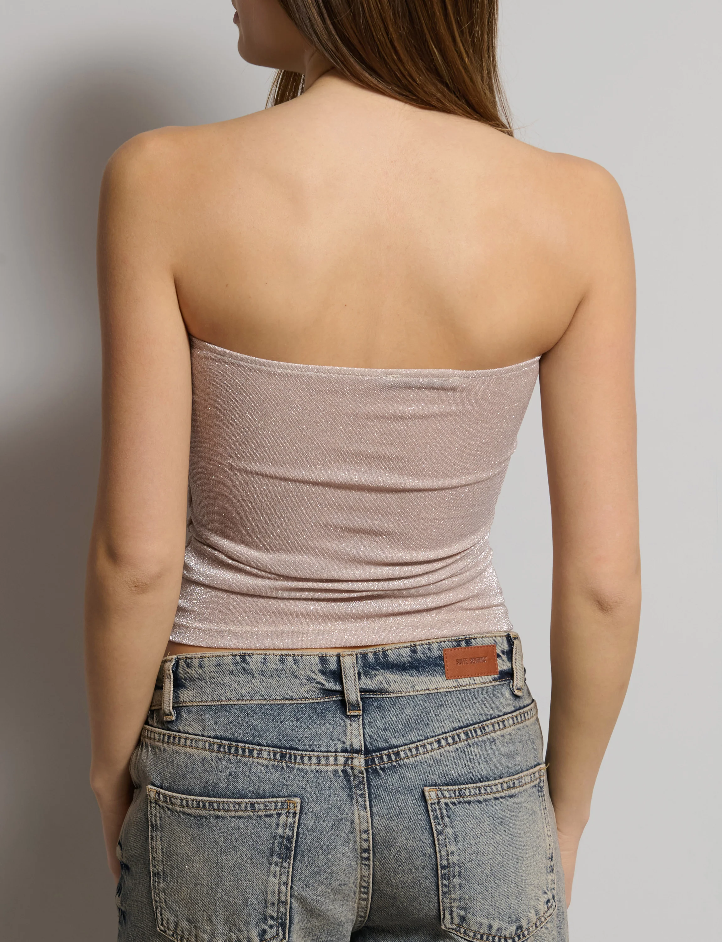Top a fascia in tessuto lurex - Image 4
