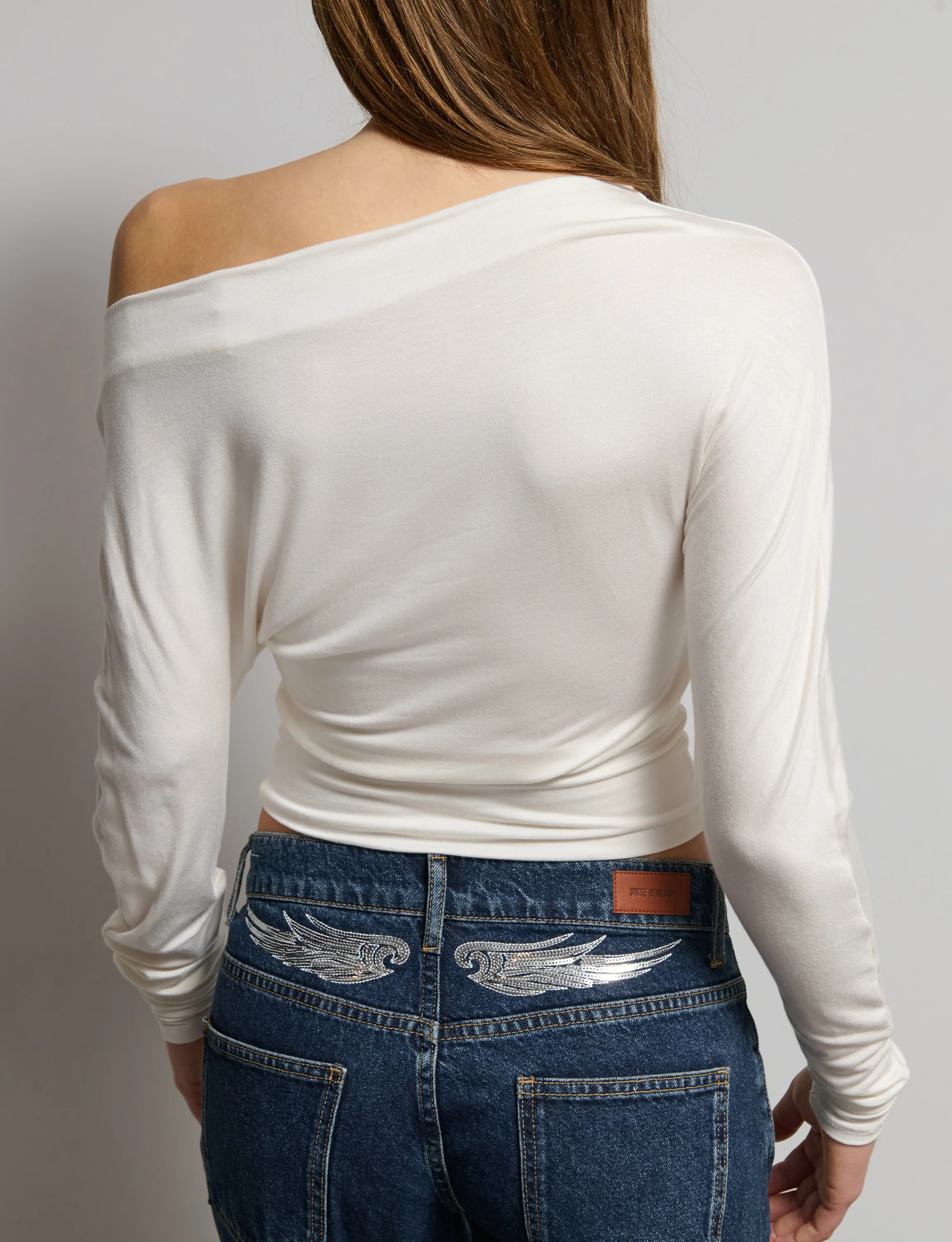 Top sblousato con manica ampia - Image 3
