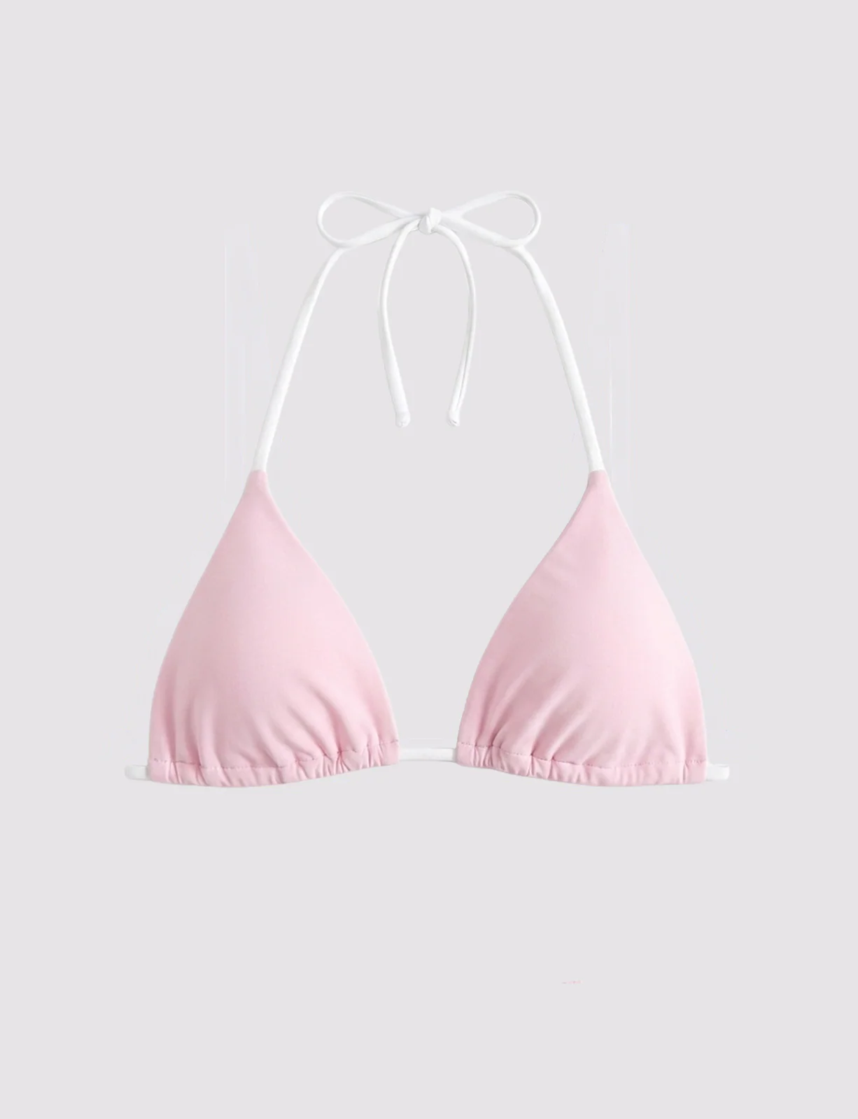Top bikini a triangolo rosa chiaro - Image 2